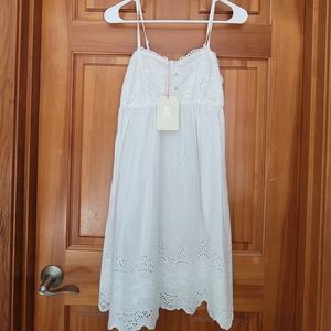 Babydoll dress white sz. XS